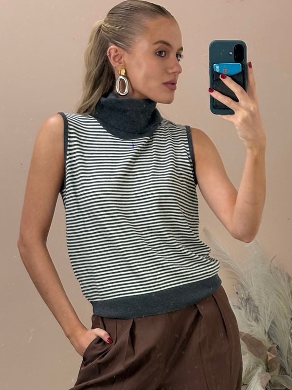 Clare Grey Vest