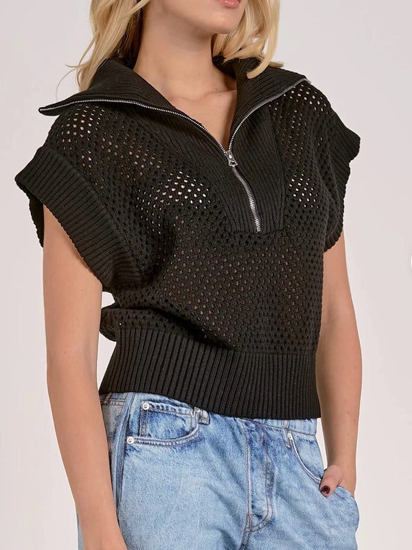 Ramona Black Vest