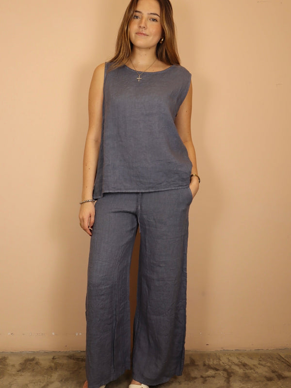 Gal Linen Blue Set