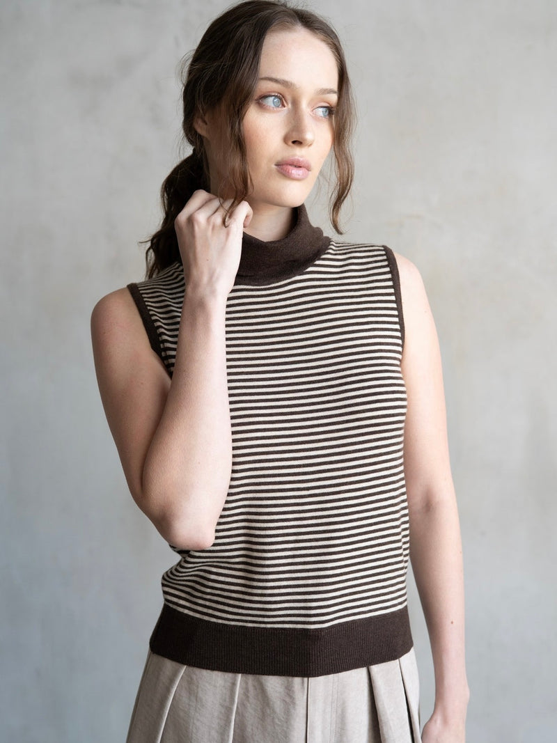 Clare Brown Vest