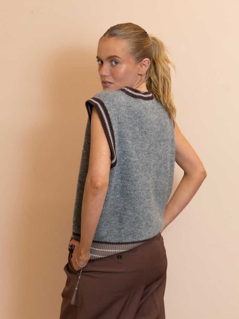 Benny Grey Vest