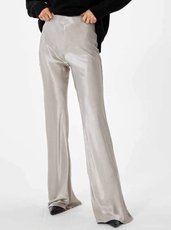 Satin Bell Grey Pants