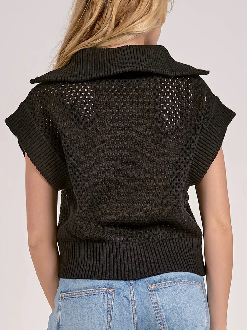 Ramona Black Vest