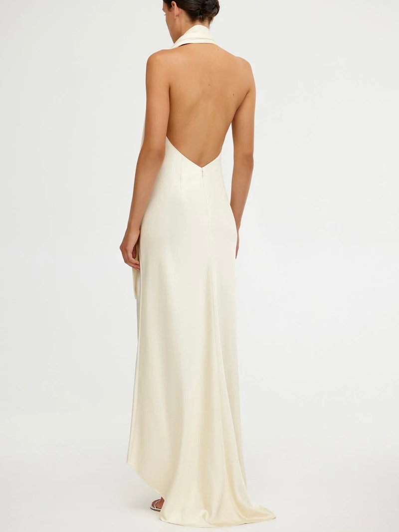 Adriana Halter Gown Pearl