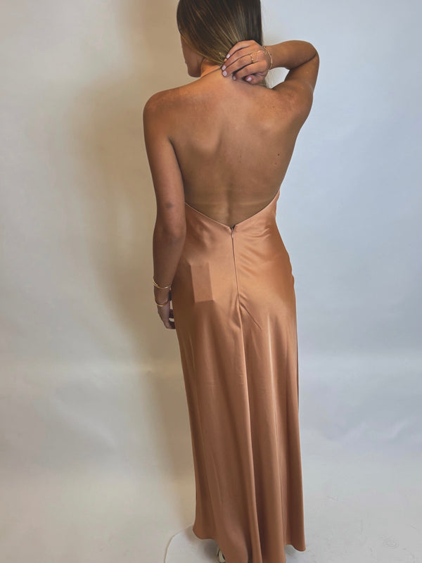 Aida Caramel dress