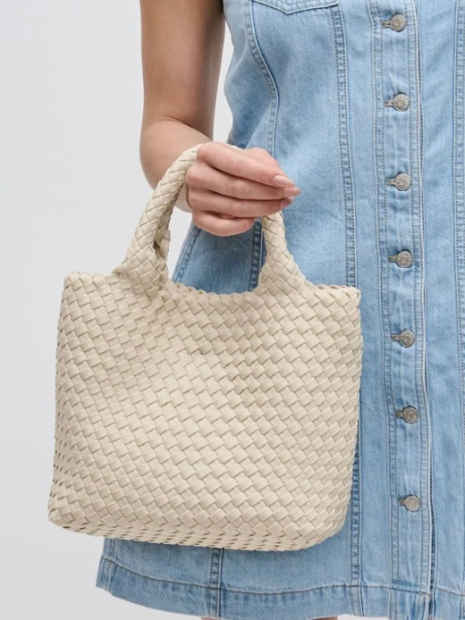 Mattea Small Cream Bag