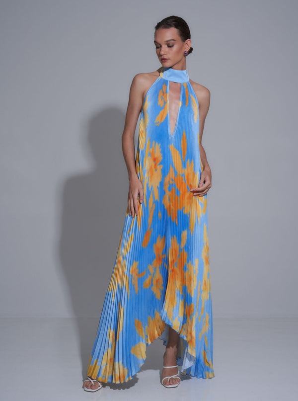 Opera Gown- Jardin Blue