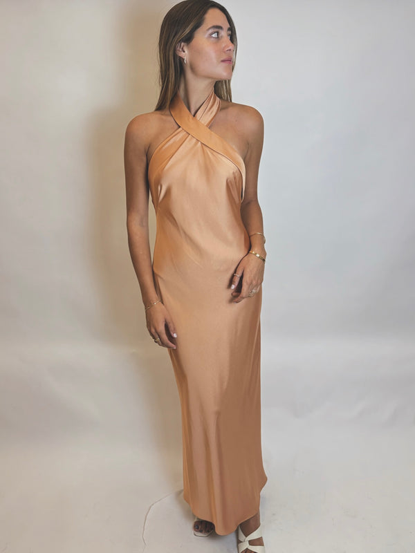 Aida Caramel dress