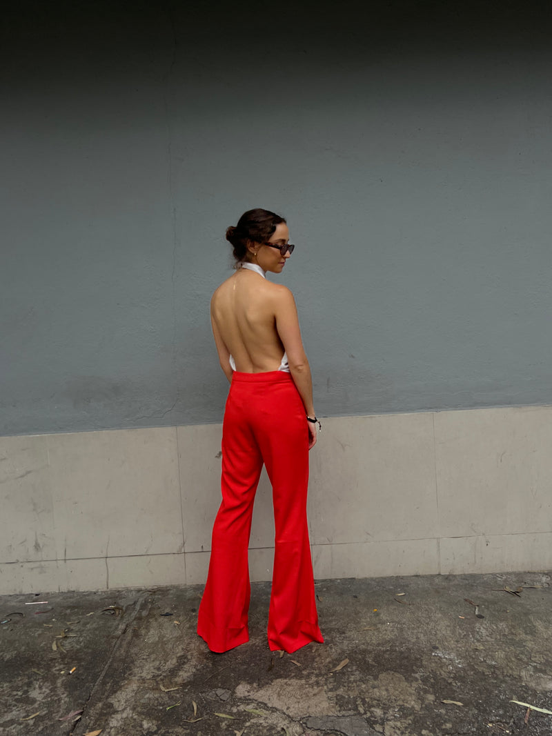 Caroline Red Pants