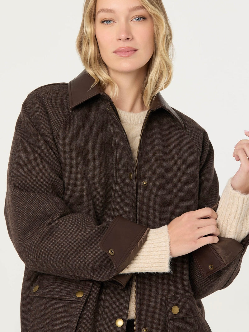 Rylan Contrast Wool Blend Jacket