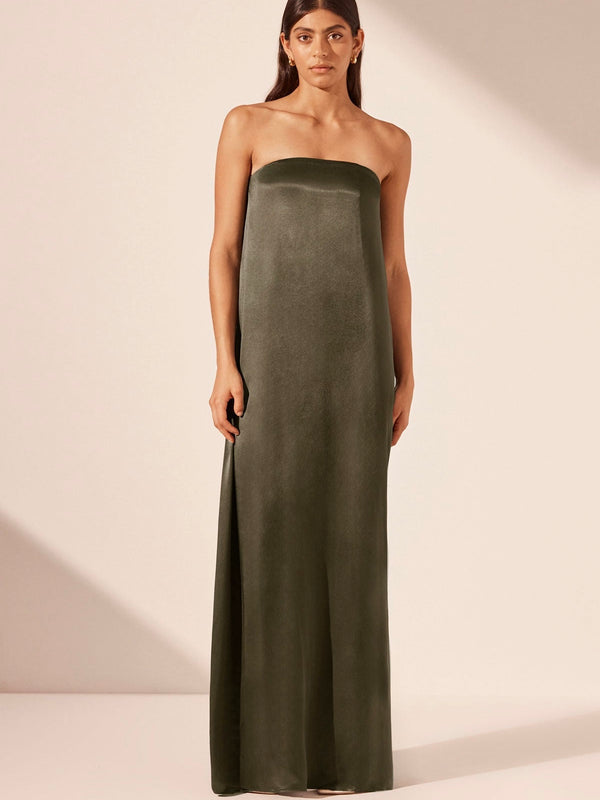 Strapless Colum Maxi Dress