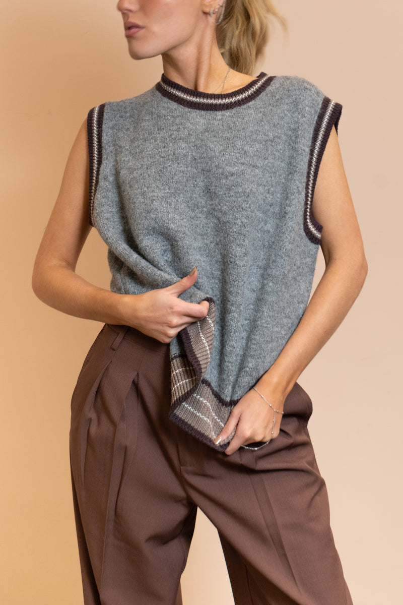 Benny Grey Vest