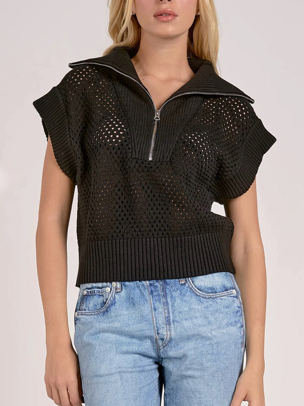 Ramona Black Vest