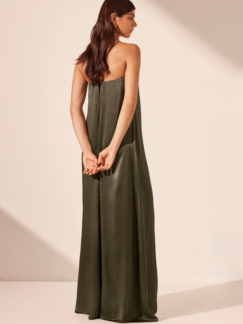 Strapless Colum Maxi Dress