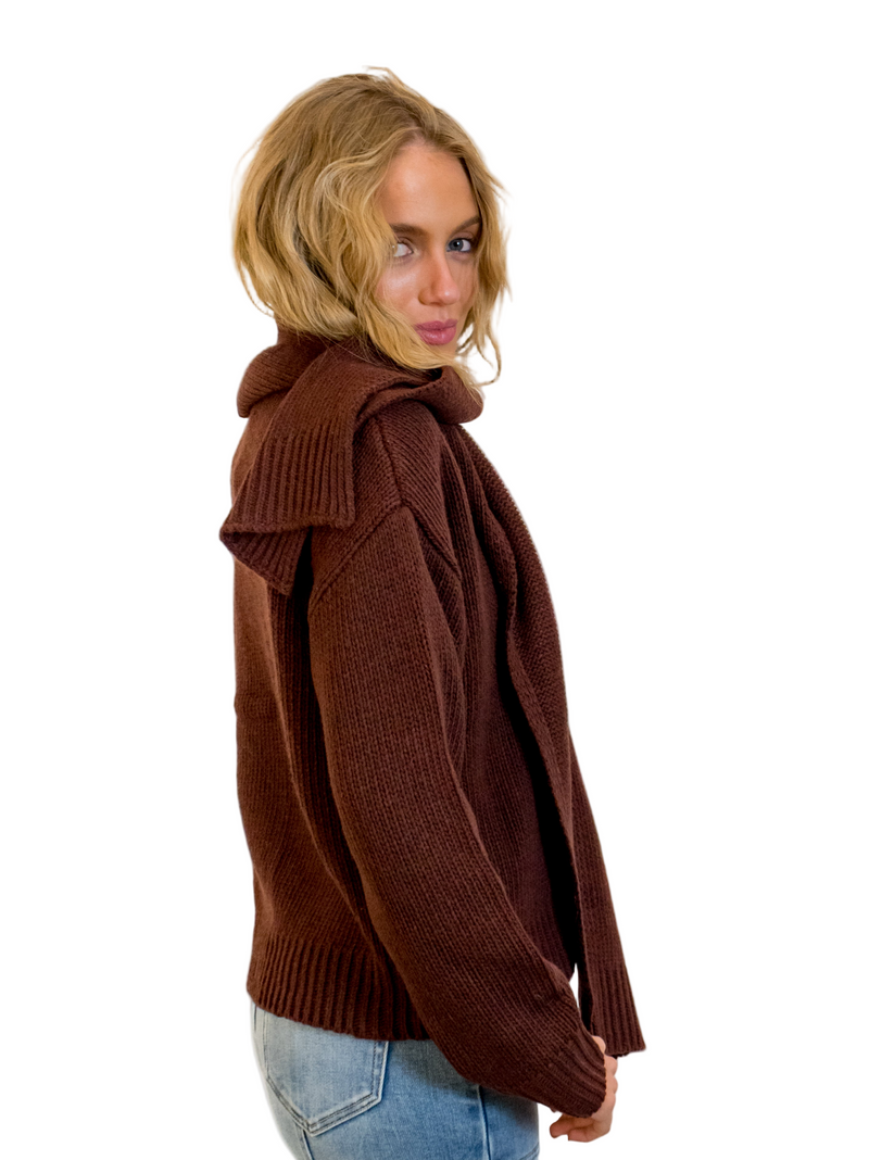 Jackeline Wine Cardigan