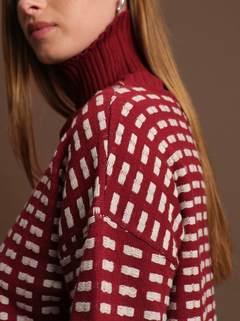 Robert Wine Sweater