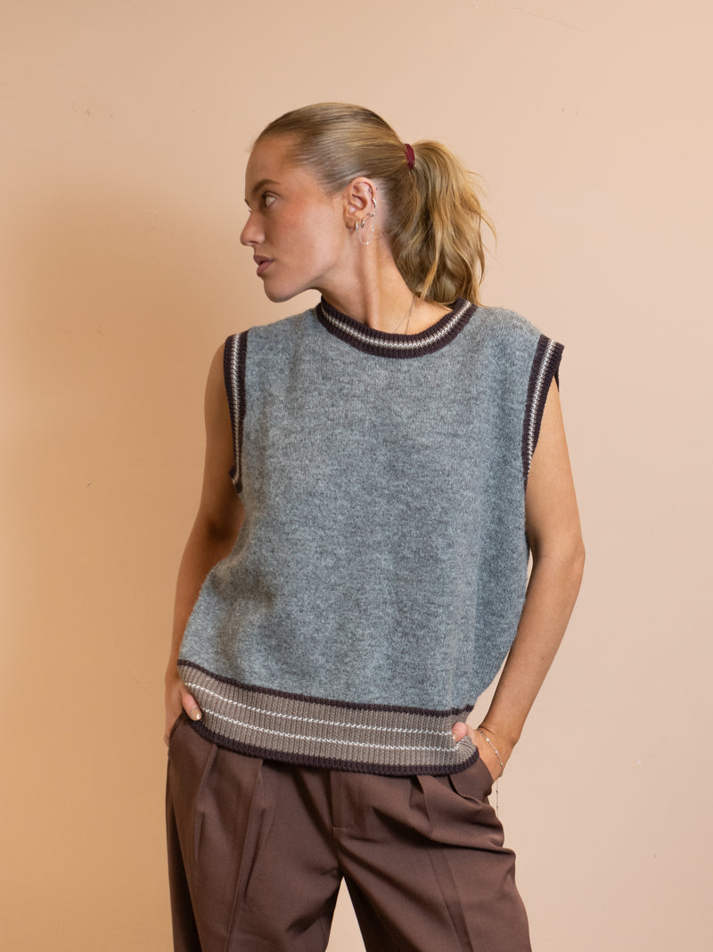 Benny Grey Vest