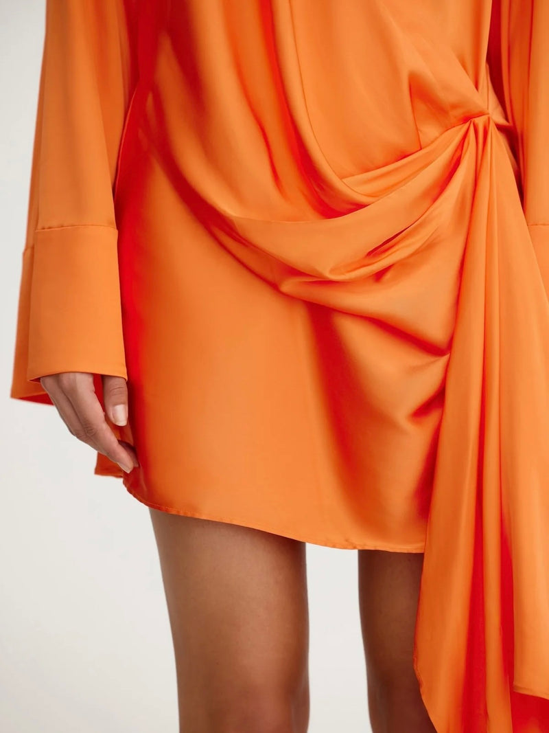 Elaina Wrap Mini Dress
