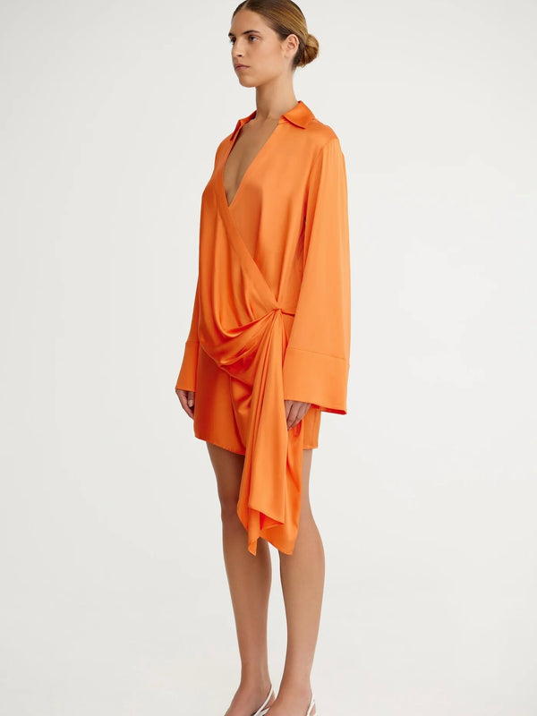 Elaina Wrap Mini Dress