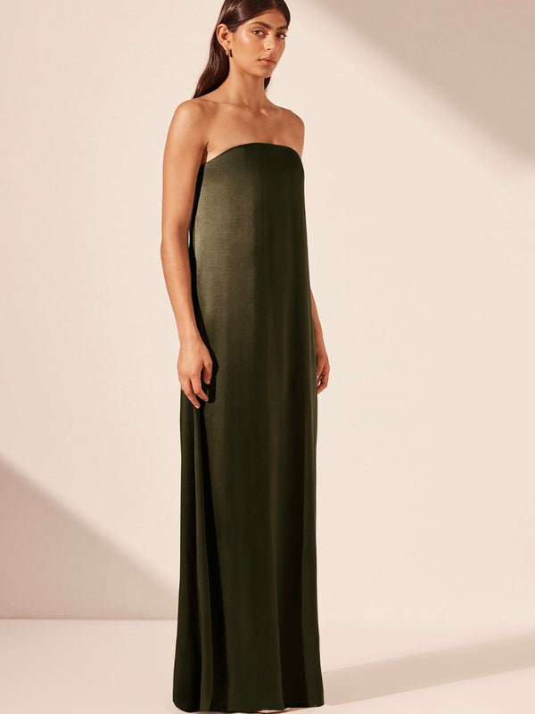 Strapless Colum Maxi Dress