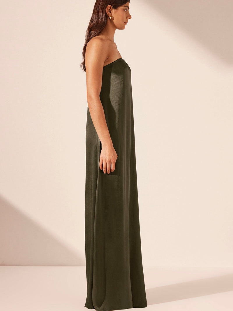 Strapless Colum Maxi Dress