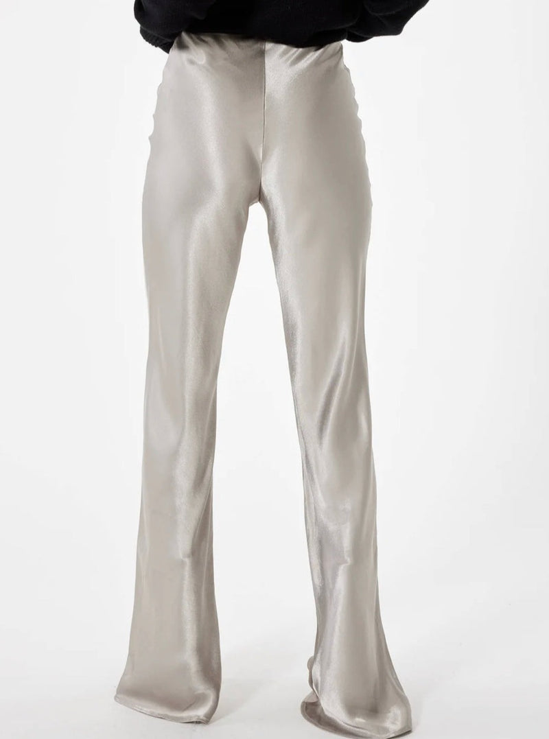 Satin Bell Grey Pants