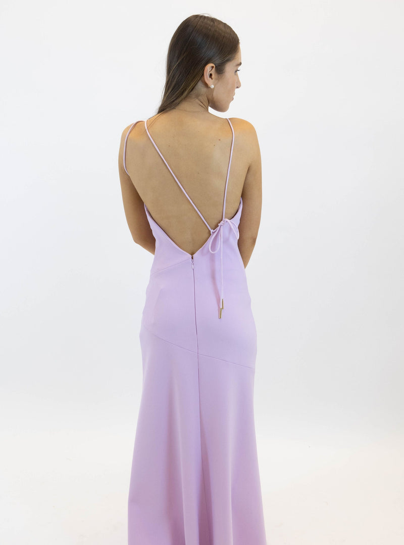 Aisling Backless Lilac Dress