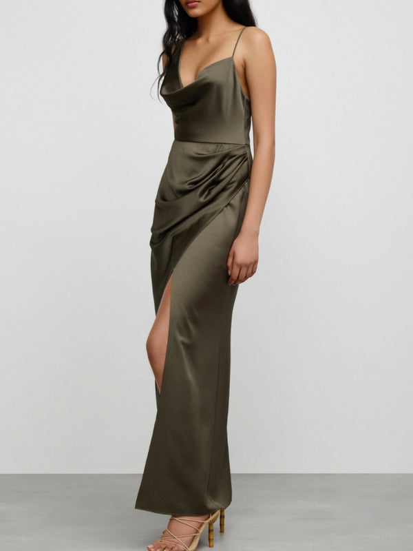 Aria Olive Dress