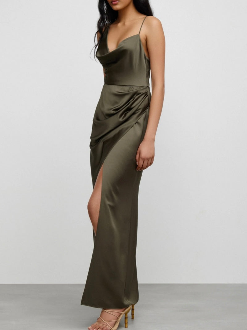 Aria Olive Dress