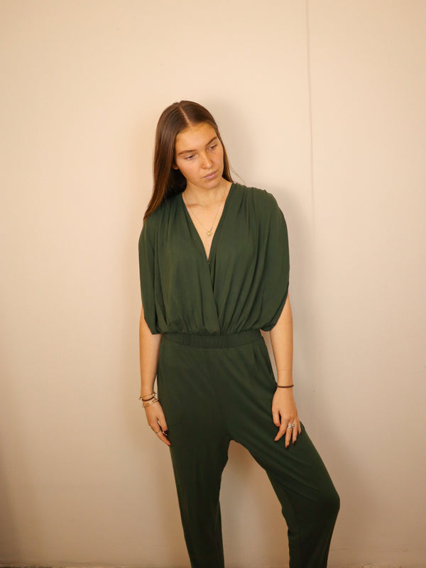 Macaria Green Jumpsuit