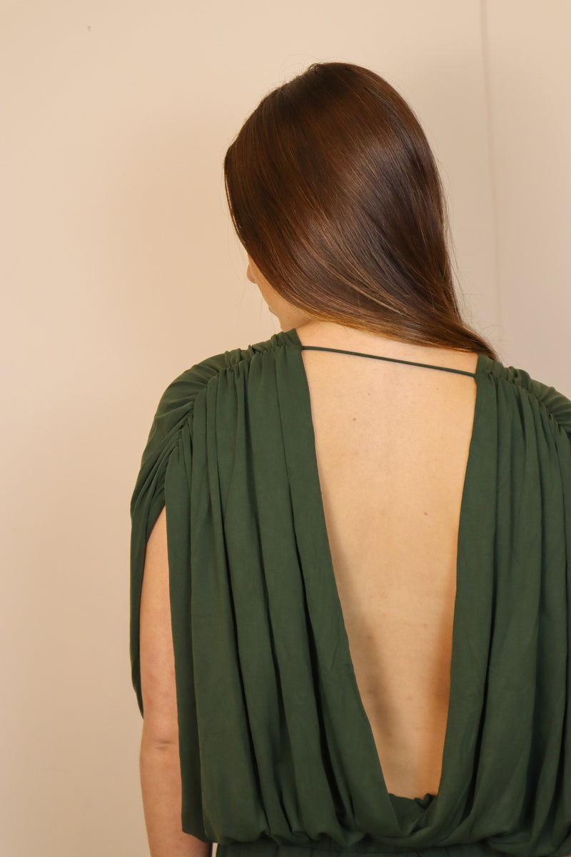 Macaria Green Jumpsuit