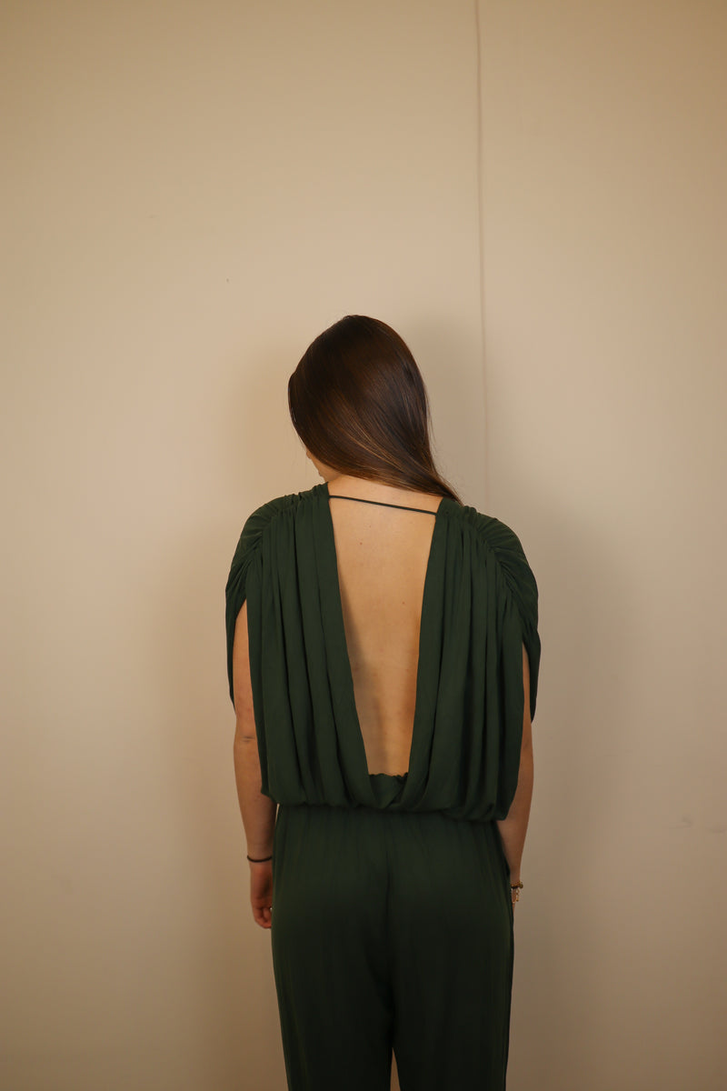 Macaria Green Jumpsuit