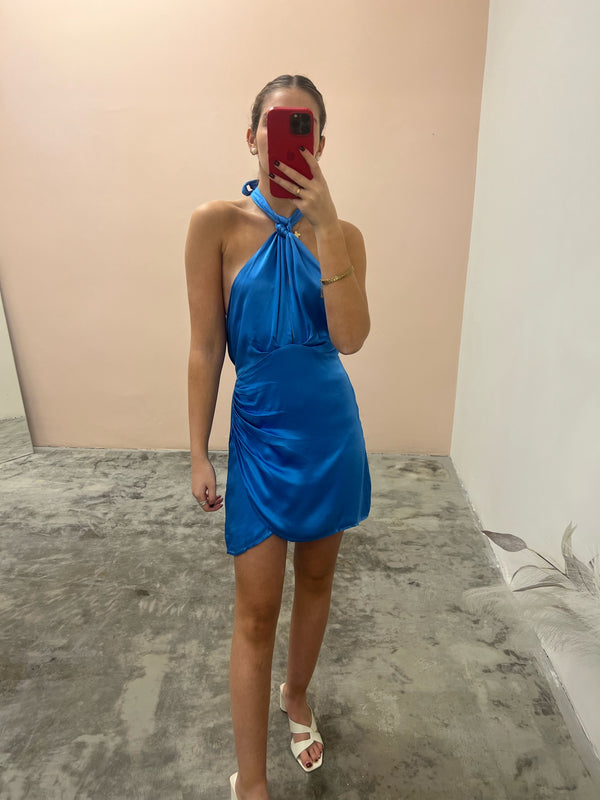 Fresco Blue Dress